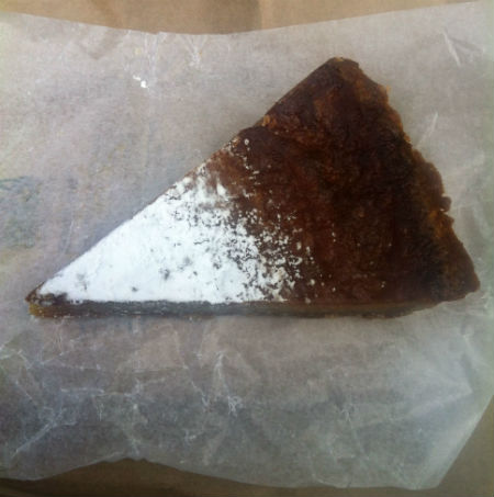 A slice of crack pie